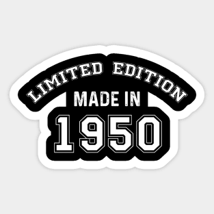 Limited edition made in 1950 Sticker